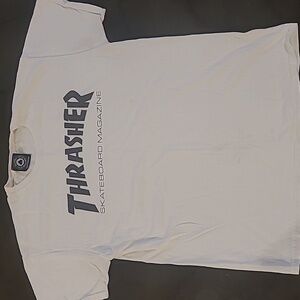 White Thrasher Skateboarding T-Shirt Men's Medium